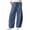 Blue, variant on SAWOBUUN Wide Leg Pants for Womens Corduroy Baggy Barrel Pants High Waisted Drawstring Casual Pants with Pockets