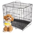 thumbnail image 1 of LRXIYODE 1Set Black Pet Crates for Small Dogs with Rectangular Shape 13.76X12.97X9.82Inch, 1 of 6