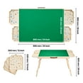 thumbnail image 3 of KFFKFF 1500-Piece Puzzle Table with Foldable Legs, 4 Storage Drawers, and Cover, 34x25 in Portable Wooden Board, Felt Surface for Jigsaw Puzzles, Adjustable 6-Tilting Angles, Ideal Gift for Puzzle, 3 of 9