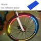 thumbnail image 3 of Bicicleta Bicicleta Ciclismo Motocicleta Rueda Neumático Neumático Pegatinas reflectantes (Azul), 3 of 6