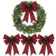 thumbnail image 4 of Christmas Bow PVC Three-dimensional Pinecone Bow Christmas Tree Decoration Pendant, 4 of 7