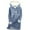 Blue#women sweatshirt and sweatpants set, variant on Women's Hood Sweatshirts Long Sleeve V Neck Plain Tops Drawstring Thicken Square Pocket Pullover Sweatshirts Casual Trendy Fall Winter 2025 Tops Wine,XXXL