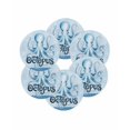 thumbnail image 7 of 15 Inch Round Placemats Set of 6, Navy Blue Octopus Non Slip Heat Insulation PP Table Mats, Coastal Bubbles Ocean Waves Washable Place Mats for Kitchen Dining Party Table Decor, 7 of 7