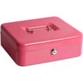 thumbnail image 1 of Locking Medium Steel Cash Box with Money Tray Lock Box, 1 of 8