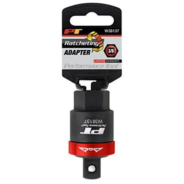 performance tool w38137 3/8" dr ratcheting adapter 3/8" dr ratcheting