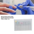 thumbnail image 4 of Brocas Para Quitar Cutículas, Juego De Brocas Para Uñas De 10 Piezas Fácil Eliminación Profesional Menos Polvo Alta Dureza Para Pedicura, 4 of 7