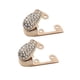 thumbnail image 2 of 2 protectores de punta para zapatos de tacón alto, elegantes y duraderos, para mujer. Oro, 2 of 9