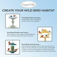 Happy Wings Premium Sunflower Hearts & Chips Shellless Flower Bird Food No Waste, No Grow