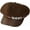Coffee, variant on Women Newsboy Cap Fashion Bling Rhinestone PU Leather Cabbie Beret Cap Painter Hats