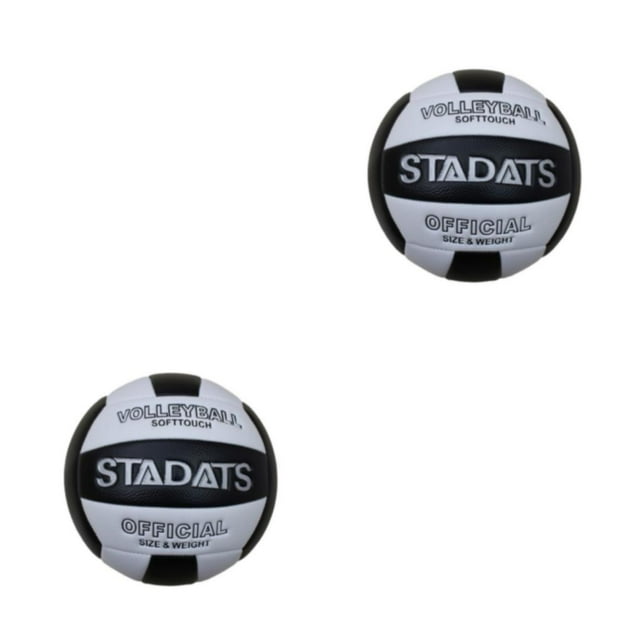 Soidarity Tamaño 5 voleibol competición profesional voleibol suministros de entrenamiento elástico PU a prueba de fugas pelotas de playa al Negro 2Conjunto