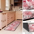 thumbnail image 4 of Valentines Day Gnome Kitchen Rugs Set 2Pcs I Love You Heart Kitchen Floor Rug and Mat Non Skid Waterproof Kitchen Rug Standing Area Mat for Anniversary Wedding Holiday Indoor Decor 17"x47"+17"x30, 4 of 6