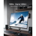 thumbnail image 3 of Restored KTC H32D6 32" Computer Monitor 2K - 1440P IPS Monitor 120Hz, Adaptive Sync, 109% sRGB, HDR10, Eye Care, HDMI Displayport, Tilt, VESA Compatible for Home Office Gaming, White, 3 of 7