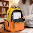 thumbnail image 5 of FKELYI School Backpack for Boys & Girls Schoolbag Lightweight Bookbag with Multi-Pockets Cartoon Tiger Yellow Print Elementary Middle School Student Ages 6-12, 5 of 7