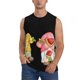 thumbnail image 1 of Fotbe Hello Summer Gnome Men's Camiseta sin Mangas Estampada para Hombres, Playera Casual para Gimnasio, Entrenamiento, Playa-Small, 1 of 7