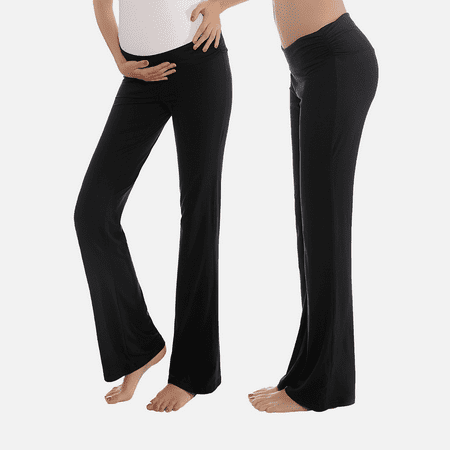 

Maternity Pants Pajama Stretchy Comfy Wide Palazzo Elastic Pregnancy Women Lounge Trousers