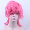 thumbnail image 3 of Disfraz de Cosplay de Trish Una, peluca rosa, Anime Jojo's Bizarre Stone Ocean Adventure, ropa interior de Trish Cicciolina, vestido, collar, uniforme, 3 of 5