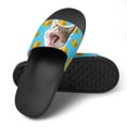 thumbnail image 4 of GZHJMY Stylish Slides for Women Men, Cat and Rubber Duck Collage Soft Flexible Slip-on Sandals Slippers, 4 of 7