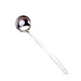 thumbnail image 3 of Sturdy Long Handle Stainless Steel Soup Ladle - Ergonomic Kitchen Serving Spoon for Stew Portioning Best for Stirring and Serving Dishwasher Safe Design, 3 of 5