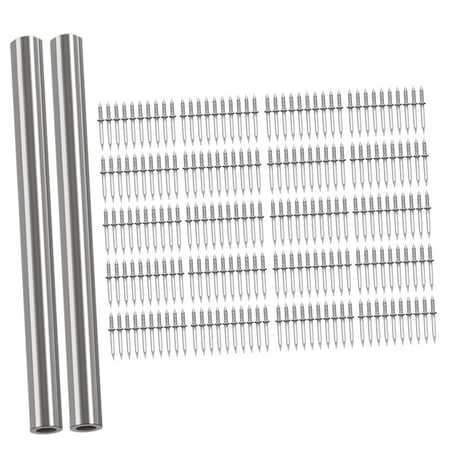 

Double Head Skirting Thread Nail Joinery Nails Chairs Home Improvement DIY Craft No Trace Nails Invisible Security Screws 200 pieces