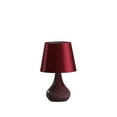 thumbnail image 1 of ORE International HBL2208 Lampe de Table en Polyrésine Mini Motif Mosaïque Rouge et Rose 11 Po., 1 of 1