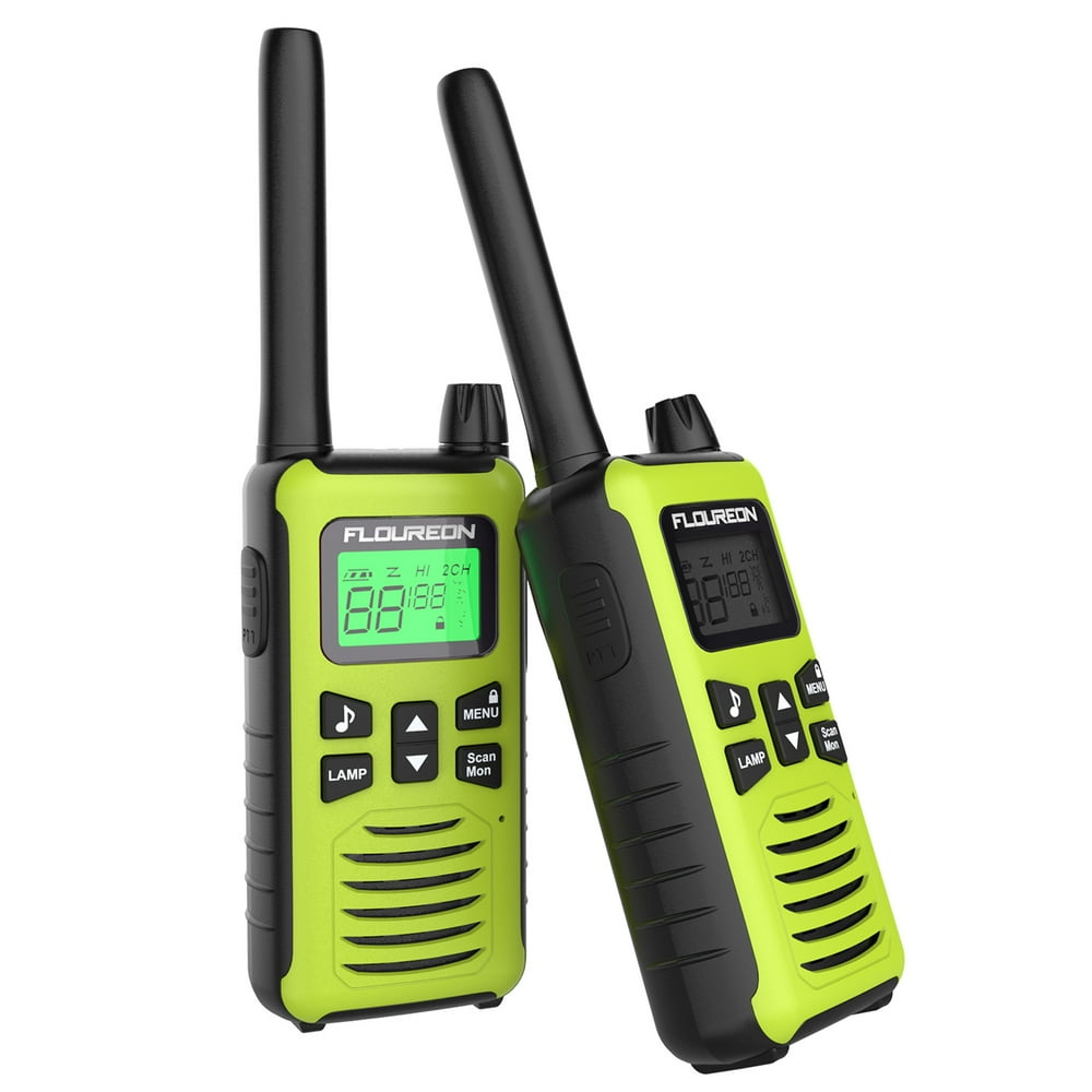 Walkie Talkies,2packs FLOUREON 22 Channel FRS/GMRS 462467MHZ Two Way