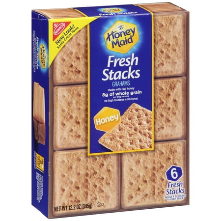 Nabisco honey maid grahams Nabisco Honey Maid Grahams are made with real honey for genuine deliciousness. Product Features: Made with real honey 8g of whole grain per 31g serving No high fructose corn syrup Kosher dairy Includes four oz. boxes.