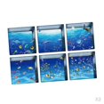 thumbnail image 1 of GROWTH TANK 12pcs 13x13cm 3D Effect Anti Slip Waterproof Bathtub Sticker Fishes, 1 of 5
