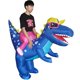 thumbnail image 3 of Blue Glasses Tyrannosaurus Inflated Costume Comfortable Lightweight Show Costume for Unisex Women Men, 3 of 4
