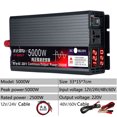 thumbnail image 2 of TOPCHANCES Pure Sine Wave Power Inverter 5000Watt DC 12 Volt to 110 Volt with LCD Display, 2 of 3