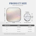 thumbnail image 3 of Haiem Glitter Light Pearl Car Windshield Sun Shade (2 Pieces) Foldable Windshield Sun Shade Car Accessories for Truck SUV Pickup-Small, 3 of 7