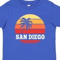 thumbnail image 4 of Inktastic San Diego California Vacation Retro Sunset Boys or Girls Toddler T-Shirt, 4 of 5