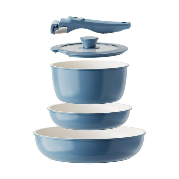 Juego de utensilios de cocina Redchef de cerámica antiadherente con mango extraíble