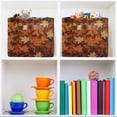 thumbnail image 6 of Yayeee Canvas Storage Basket with Handles for Shelves Fabric Bins Closet Organizer, Fall Pattern, 6 of 8