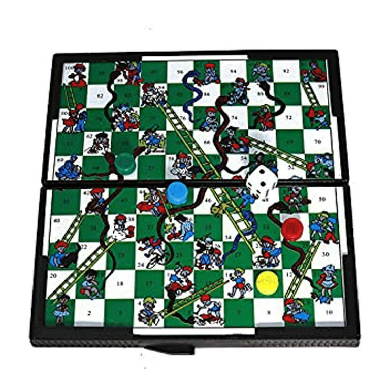 Compre Magnetic Portátil Ludo Board Games Classic Entertainment Educational  Snakes And Ladders Dobing Chess Game For Children Student Adultos da China