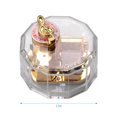 thumbnail image 3 of Dodecagon Transparent Acrylic Musical Box Counterclockwise Rotation Clockwork Musicbox Gold-Plating Music Movement for Friends Lovers Families Business Clients Christmas Birthday Gift Melody, 3 of 7