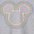 thumbnail image 3 of Mickey & Friends - Mickey Mouse Rainbow Logo - Men's Long Sleeve T-Shirt, 3 of 5