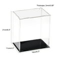 thumbnail image 2 of Unique Bargains Boîte d'Exposition Acrylique Transparente Protection Anti-Poussière Cube de Présentation pour Objets de Collection 15x10x20cm, 2 of 7
