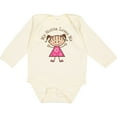thumbnail image 3 of Inktastic My Nonna Loves Me Girls Long Sleeve Baby Bodysuit, 3 of 5