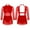 Red, variant on Sholeno Kids Girls Long Sleeve Tassel Dance Dress Latin Salsa Tango Rumba Tutu Leotard Sequined Dancewear Red 8