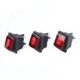 thumbnail image 5 of Interruptor basculante de luz LED para automóvil, barco, con enclavamiento, resistente al agua, tres posiciones, 4/6 pines, 16 A, 20 A, 125 V, 250 V CA, 5 of 5
