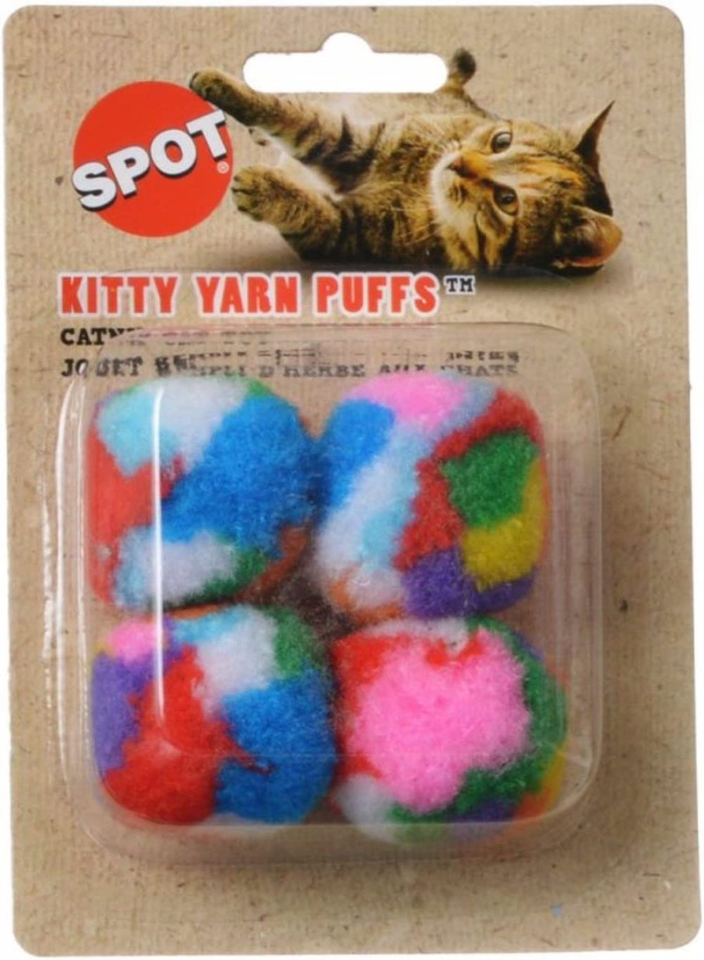 RovKeav RovKeavnips Yarn Puffballs Cat Toys (12 Pack)