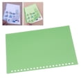 thumbnail image 3 of Paper Cover Paper Protector 50Pcs Sheet Protector Paper Binding Cover Matte A5 20 Holes PP Plastic For Presentation, 3 of 8