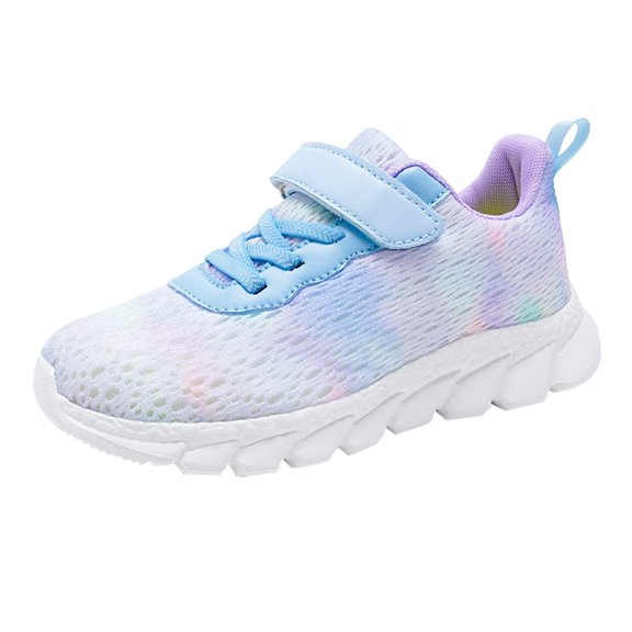 CPNG Girls Sneakers Leisure Non Slip Soft Sole Sports Shoes Spring and Autumn Mesh Breathable Lightweight Comfortable Casual Running Athletic Shoes