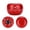 Red - Small, variant on Yajisi Tomato Shaped Mechanical 60 Minutes Countdown Kitchen Timer, No Battery Required Cooking & Baking Helper Alarm Clock, Red (2.48 x 1.77 inches / 6.3 x 4.5 cm)