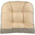 thumbnail image 5 of Klear Vu Gripper Overstuffed Universal Non-Slip Dining Chair Cushions For Kitchen Decor Or Office Use U-Shaped Skid-Proof Seat Pad 15X15 Inches 4 Count (Pack Of 1) Waffle Natural, 5 of 5