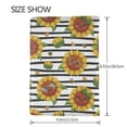 thumbnail image 3 of Rateoe Cute Sunflowers Pattern Passport Holder Wallet Leather Mulit-purpose Travel Wallet Credit Cards Case ,Passport Cover for Women Men-6.5 in, 3 of 5
