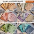 thumbnail image 2 of 96 Sheets Textured Scrapbook Paper & Mesh Fabric Assorted Set,6 Pack Mixed Special Paper for Scrapbooking Planner, 2 of 6