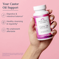 thumbnail image 4 of Heritage Store Castor Oil 725 mg | Healthy Intestinal Balance & Digestion Support | With Fennel Oil | 60 Caps, 4 of 6