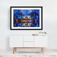 thumbnail image 2 of Botanical Blues - San Diego California Photography Black Framed Wall Art Print 16 x 24 inches, 2 of 4