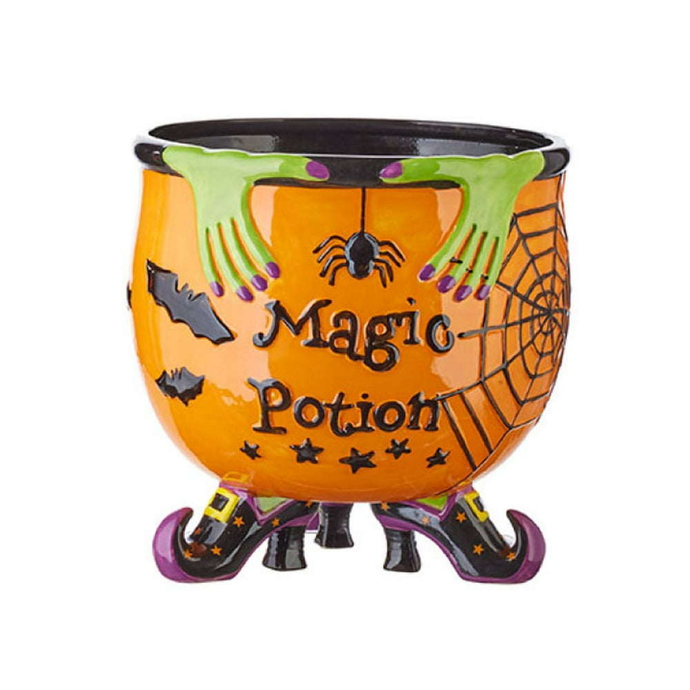 Raz Imports Halloween Party 10.25" Magic Potion Footed Candy Bowl